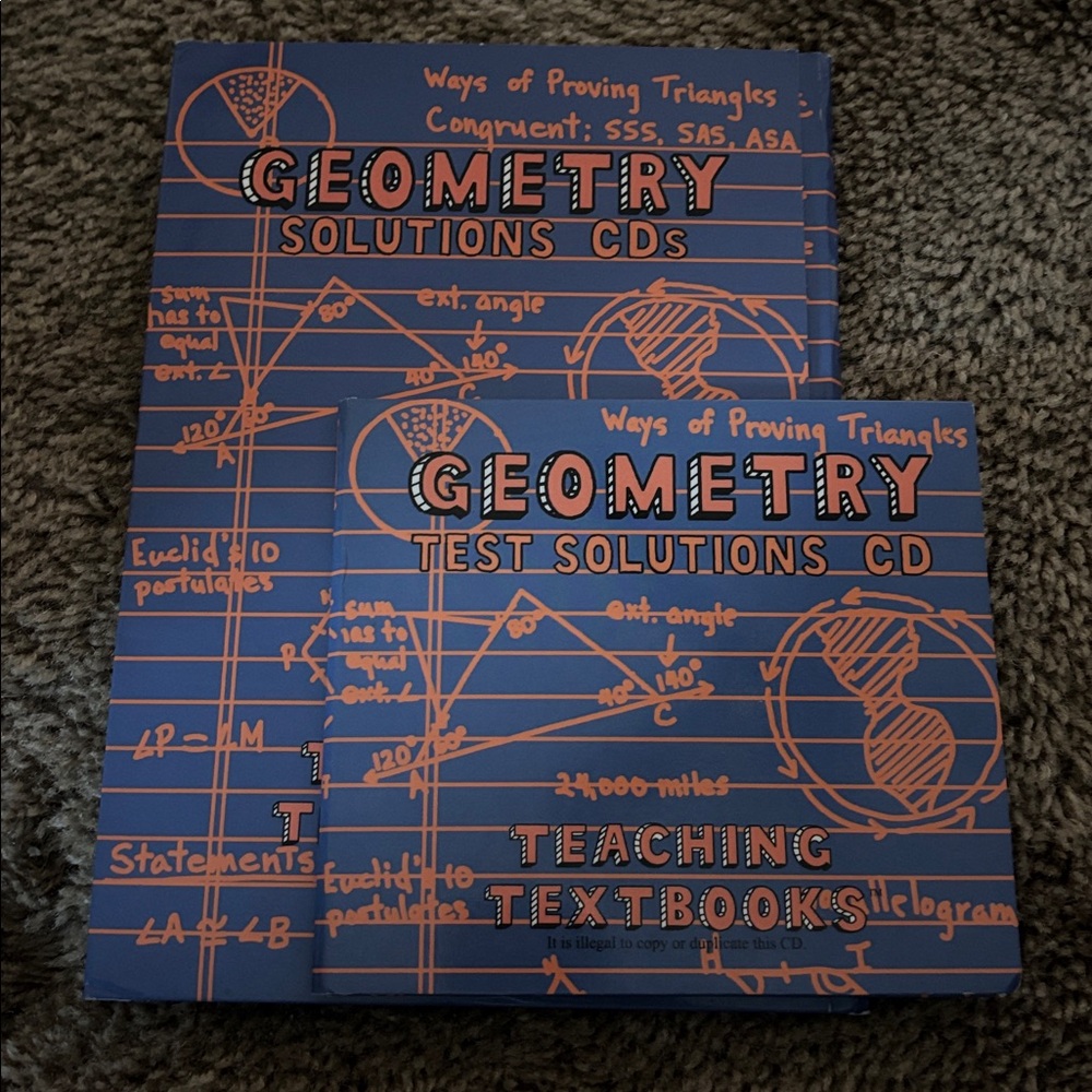 Geometry Solutions CDs by Teaching Textbooks